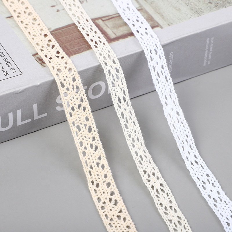 100% Cotton Crochet Lace Trim For Clothing