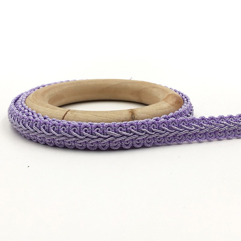 Factory price Gold Silver embroidery polyester Sewing Centipede Braided Lace Ribbon for Party Decoration DIY Clothes Accessories