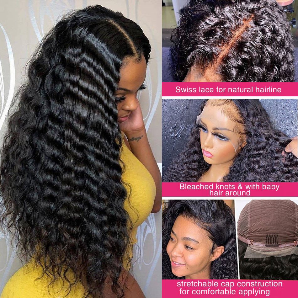 Cheap Raw Vietnamese Hair Lace Front Wigs Human Hair Kinky Curly HD Lace Frontal Wigs Vendor Human Hair Wigs For Black Women