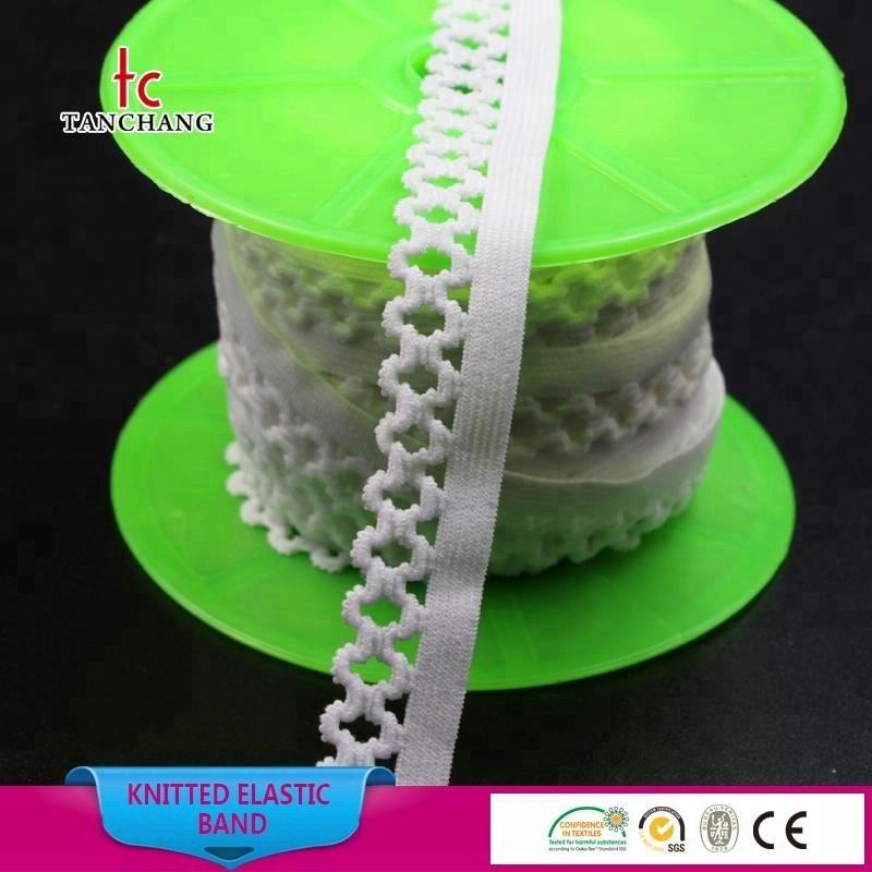 wholesale 17mm stretch webbing lace elastic knit elastic for headbands or clothing TC20