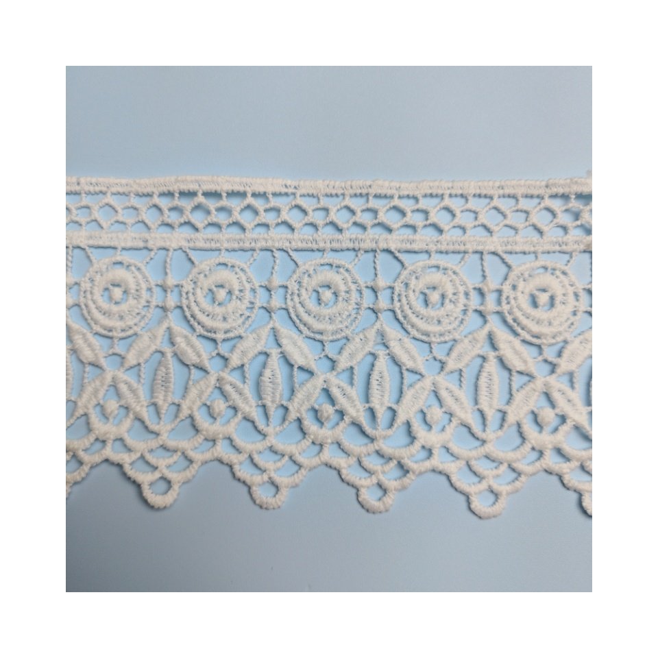 New Trend Fabric Trim Ribbons Embroidered Water Soluble Lace For Women Garment