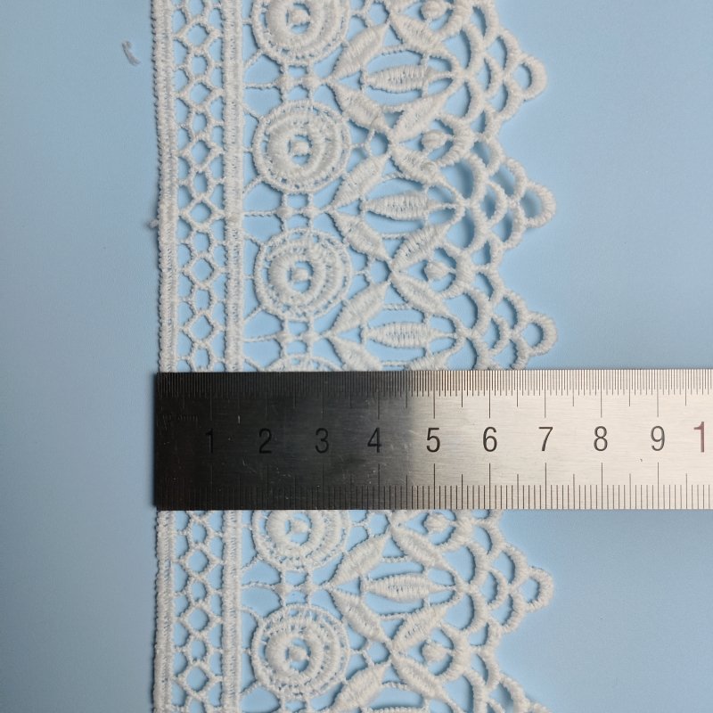 New Trend Fabric Trim Ribbons Embroidered Water Soluble Lace For Women Garment