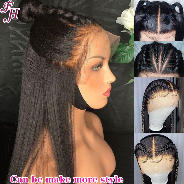 FH human hair wigs wholesale 100% brazilian cuticle aligned human hair glueless HD lace wigs