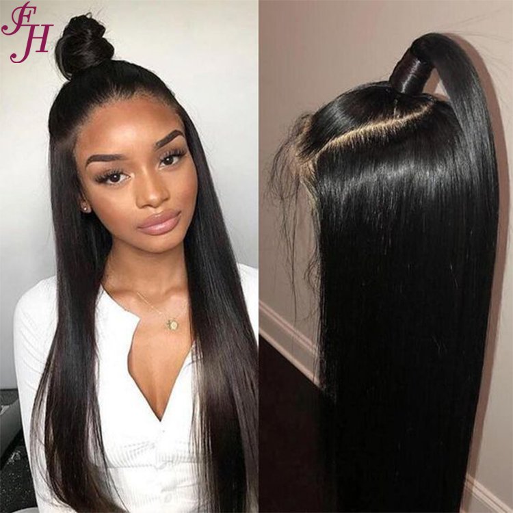 FH human hair wigs wholesale 100% brazilian cuticle aligned human hair glueless HD lace wigs