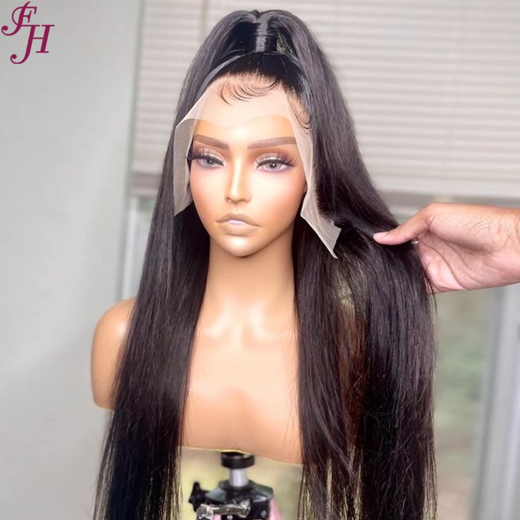 FH human hair wigs wholesale 100% brazilian cuticle aligned human hair glueless HD lace wigs