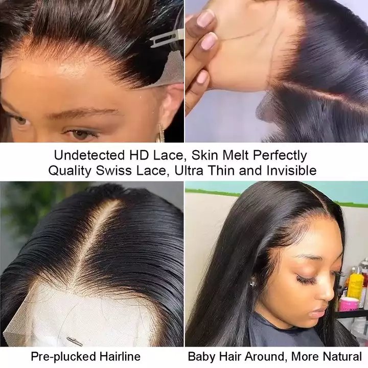 13x4 13x6 Natural Swiss Lace Front Wigs Loose Wave Transparent Hd Full Lace wigs Brazilian Human Hair lace Frontal Wigs