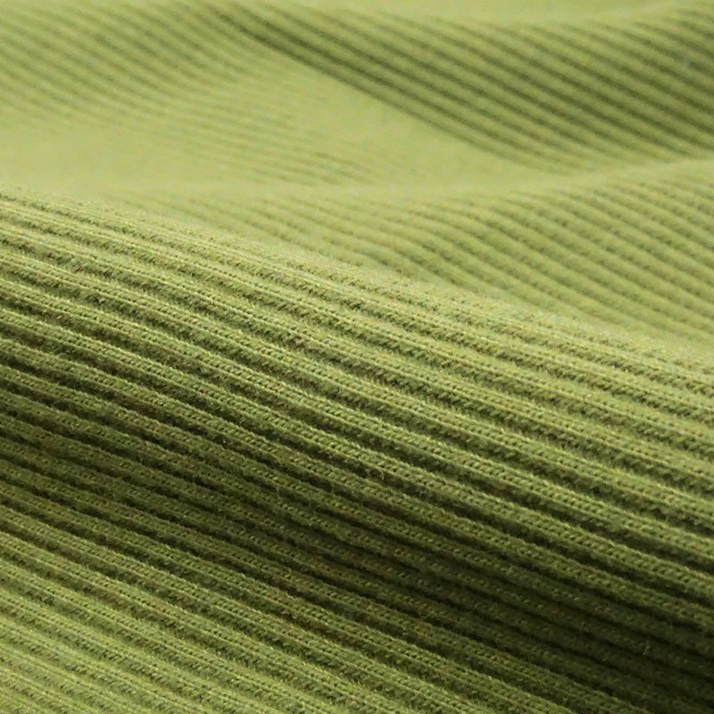 Wholesale cotton knit rib fabric rich texture cotton spandex rib fabric for women cuff and pajamas