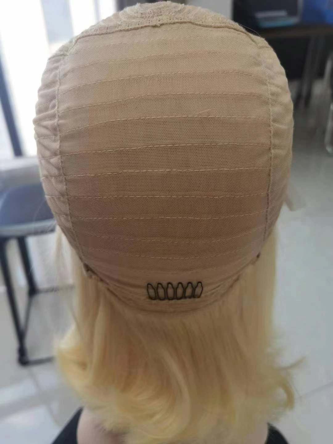 Color #613 Blonde Glueless Full HD Lace Wigs for Black Women Short Human Hair Highlight Bob Lace front Wigs
