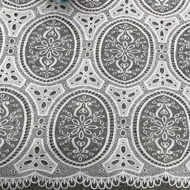 CM147 Hot Selling cotton Fabric Bridal lace Material 5 Yards For Wedding