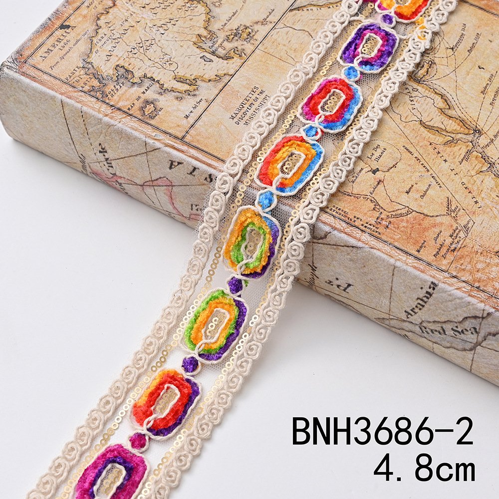 Sewing Garment Accessories Clothing Embroidered Decorative Lace Webbing