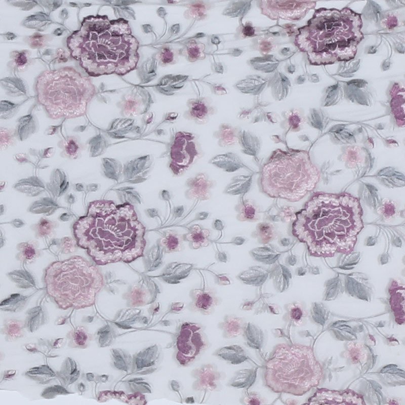 Spot Multi-Color Vintage Large Peony Embroidery Fabric Cheongsam Fashion Dress Home Textile Accessories Mesh Embroidery Cloth