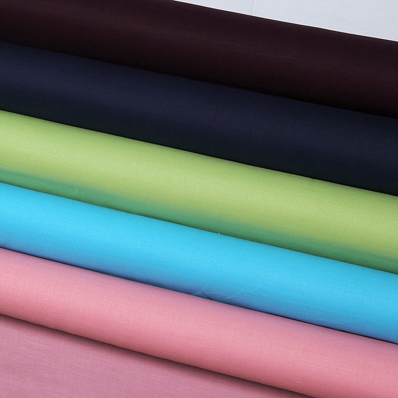 spring and summer casual Ramie cotton fabric plain dyed cotton ramie fabrics