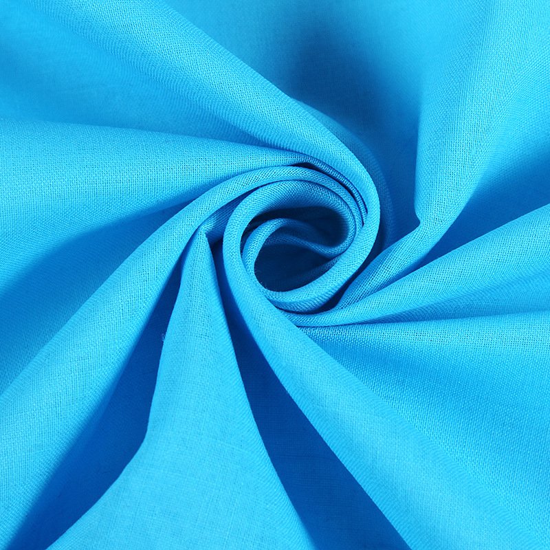 spring and summer casual Ramie cotton fabric plain dyed cotton ramie fabrics