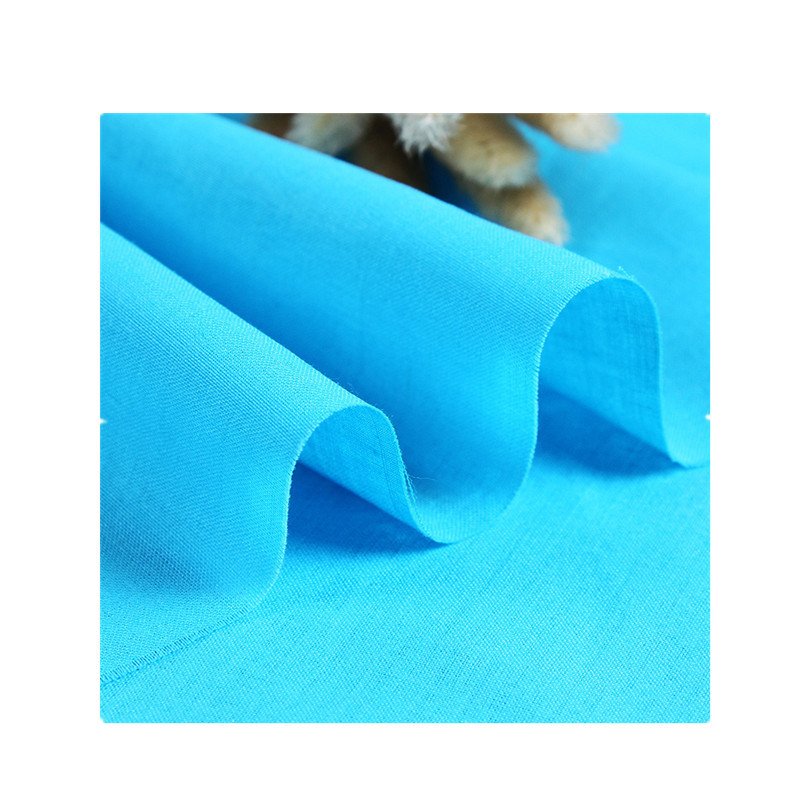 spring and summer casual Ramie cotton fabric plain dyed cotton ramie fabrics