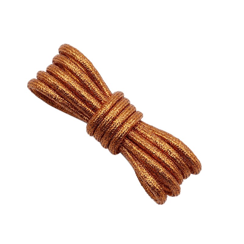 Weiou Shoe Accessories Factory sport shoelaces Fashion Metallic Yarn Round for lacing up shoe