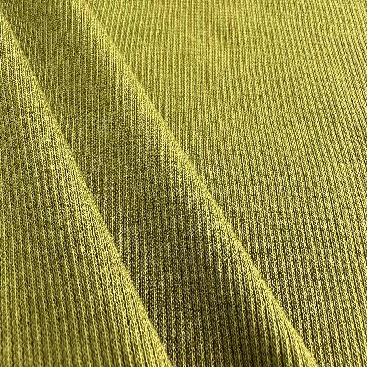 knitted garment comfortable stretchy cuff fabric soft modal Cotton spandex RIB fabric for women vest