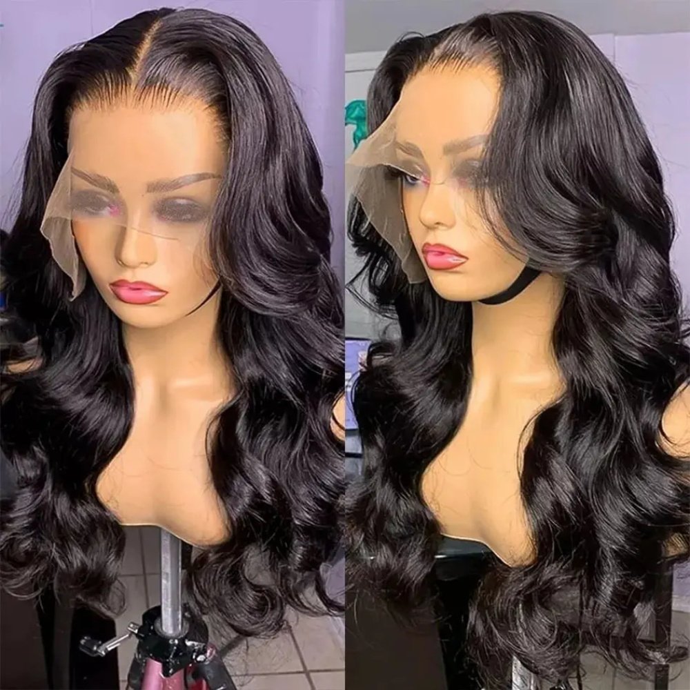 Wholesale Cheap Natural Body Wave Brazilian Human Hair Lace Front Wig , Guangzhou Wig Virgin Human Hair Wig Lace Front Vendor