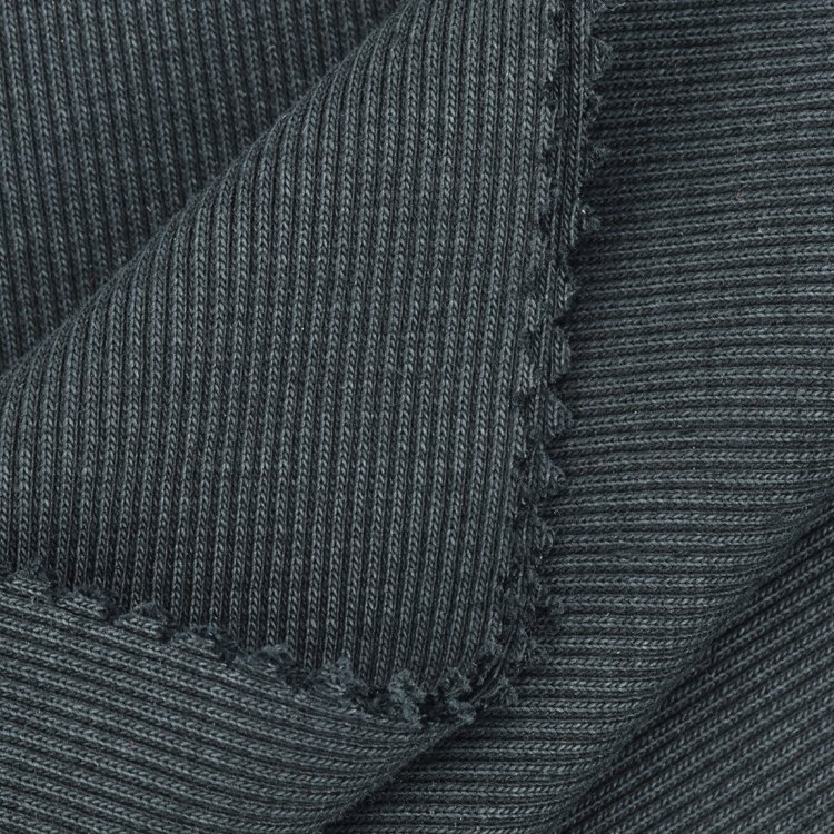 2x2 cotton rib knit thick ribbed cotton cloth fabric cotton