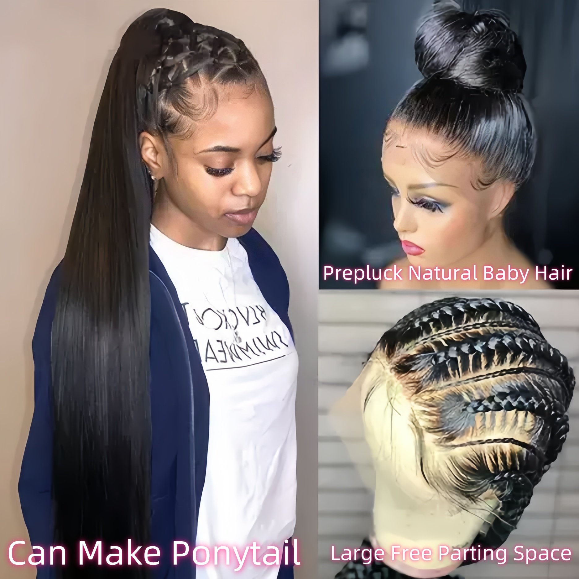 Wholesale Glueless Braid Wigs Natural raw virgin Human Hair Lace Front,Transparent HD 360 Full Lace Braided Wigs For Black Women