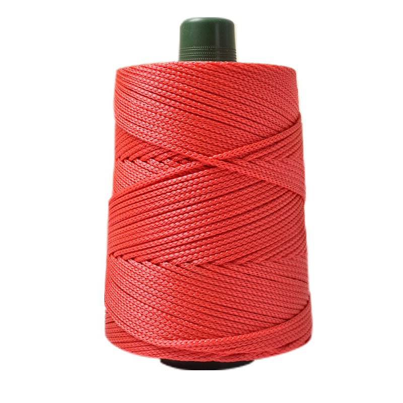 Light ice silk thread hat hand-knitted diy hook bag cushion blanket hollow bright silk coarse wool thread macrame cord