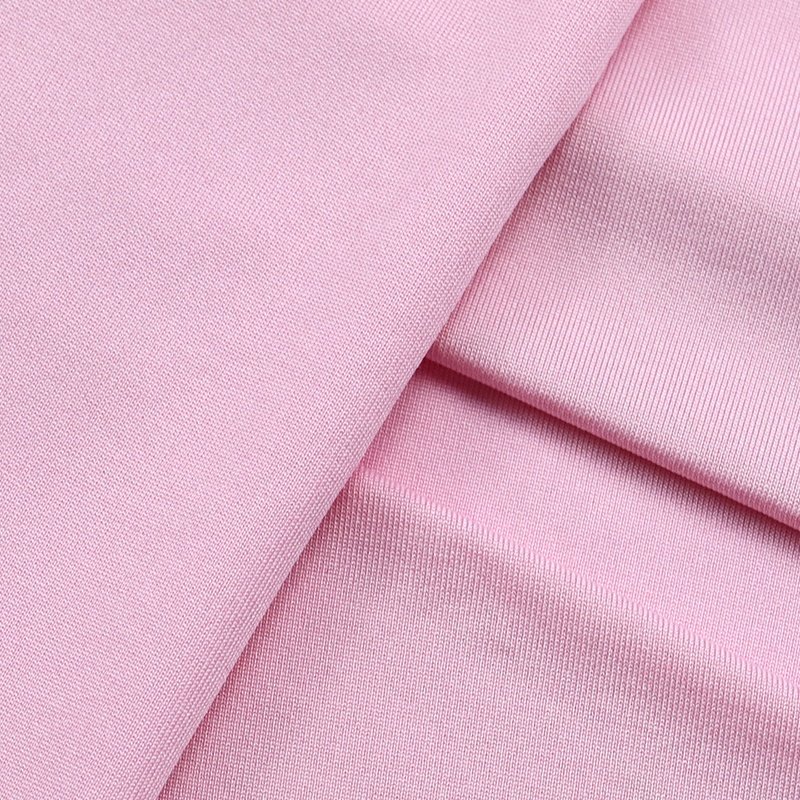 Polyester 92% spandex 8% fabric 75D milk silk warp knitted underwear, swimwear spandex fabric