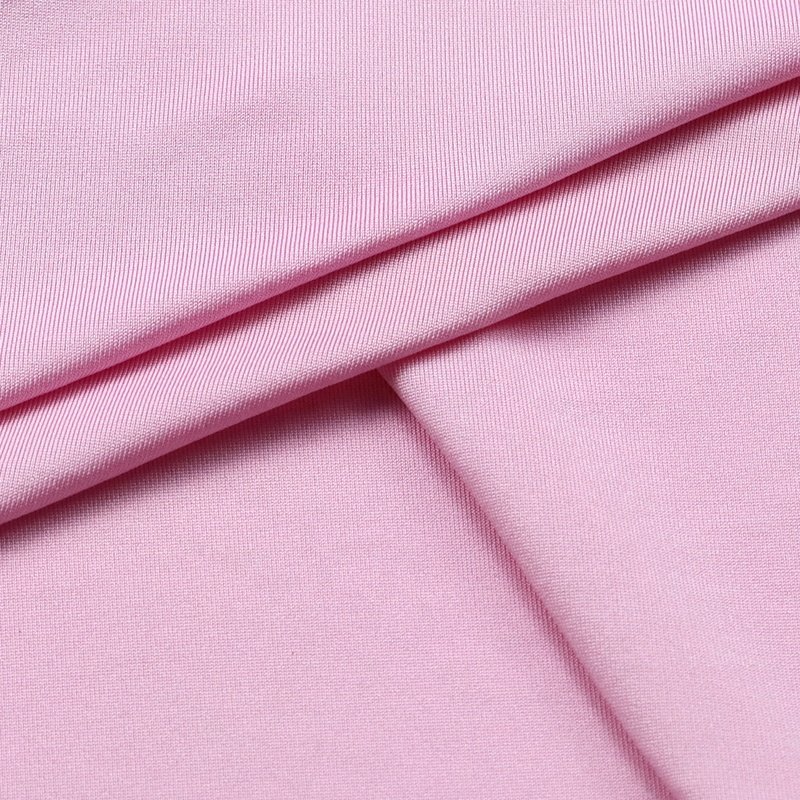 Polyester 92% spandex 8% fabric 75D milk silk warp knitted underwear, swimwear spandex fabric