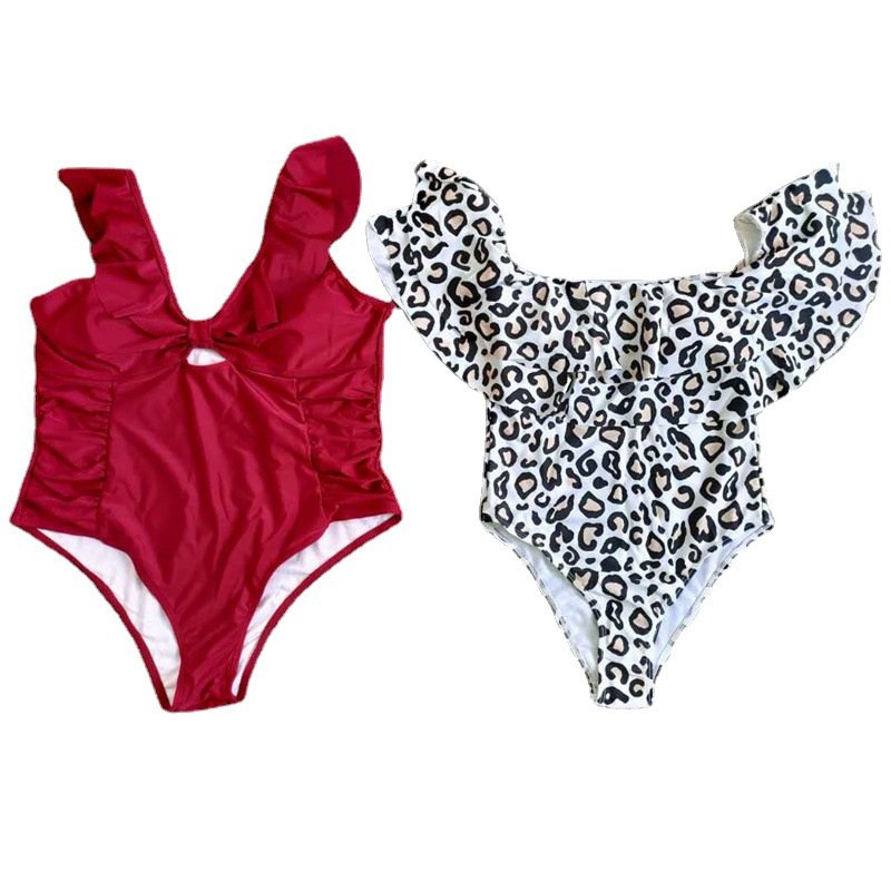 Just Arrivals Bandeau Thin Shoulder Straps Woman Textured Ribbed Cheeky Swimwear stock