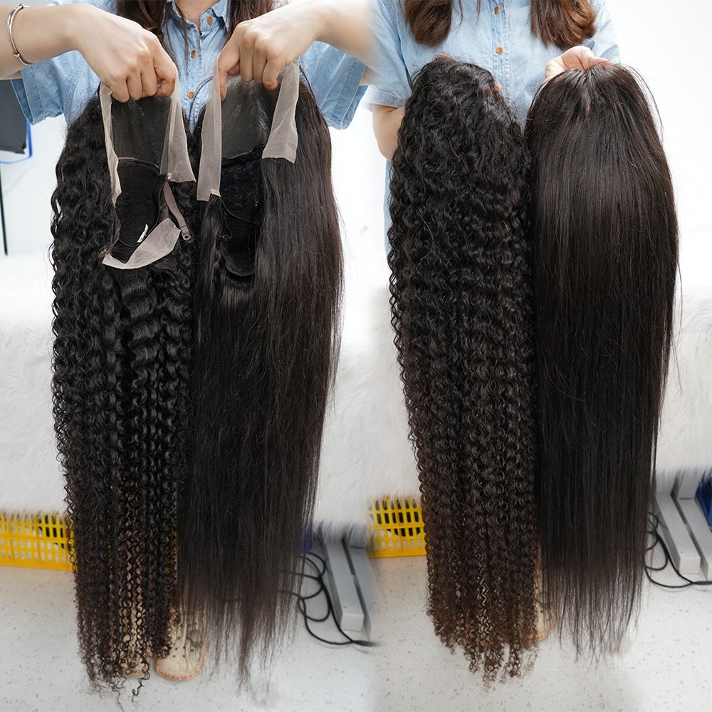 Factory Wholesale New 13X6 Hd Lace Front Wig,100% Virgin Human Hair Invisible Hd Lace Wig,Super Thin Transparent Swiss Lace Wig
