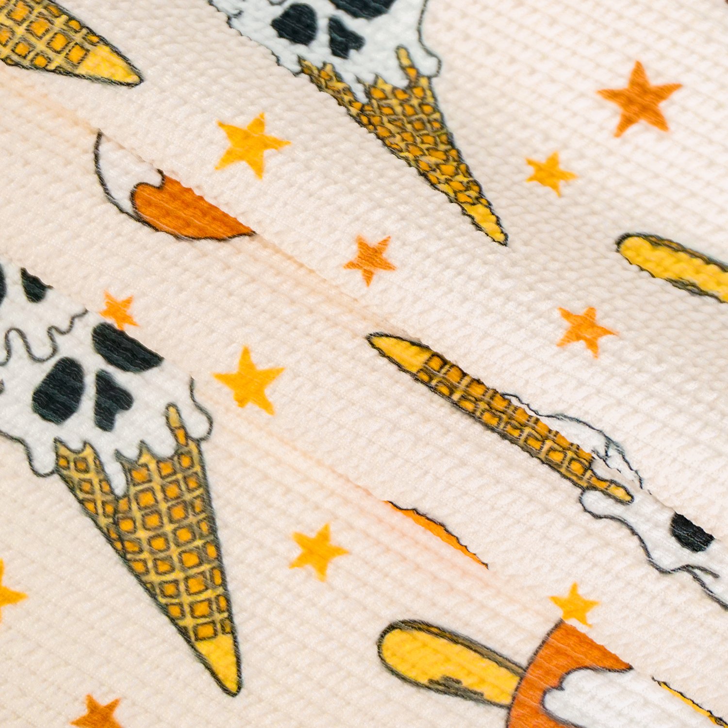 Top selling 2024 New Design Factory custom color 270gsm Printed knitted flower jacquard fabric for kids