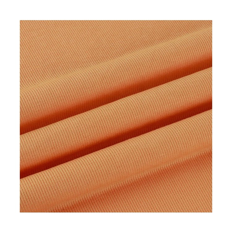 3x2 Rib Knit Polyester Rayon Spandex Rib Knit Fabric 2*2 Ribbed Knit Fabric