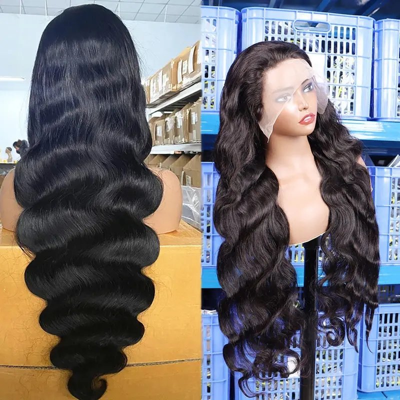 360 Full Lace Human Hair Wig Brazilian Virgin Human Hair Wigs Lace Front Cheap Transparent Hd Lace Frontal Wigs For Black Women