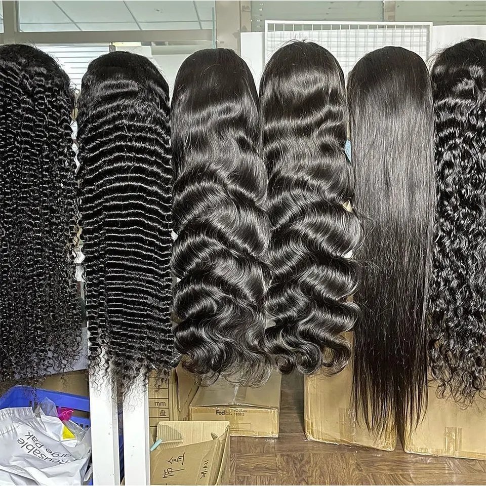 360 Full Lace Human Hair Wig Brazilian Virgin Human Hair Wigs Lace Front Cheap Transparent Hd Lace Frontal Wigs For Black Women