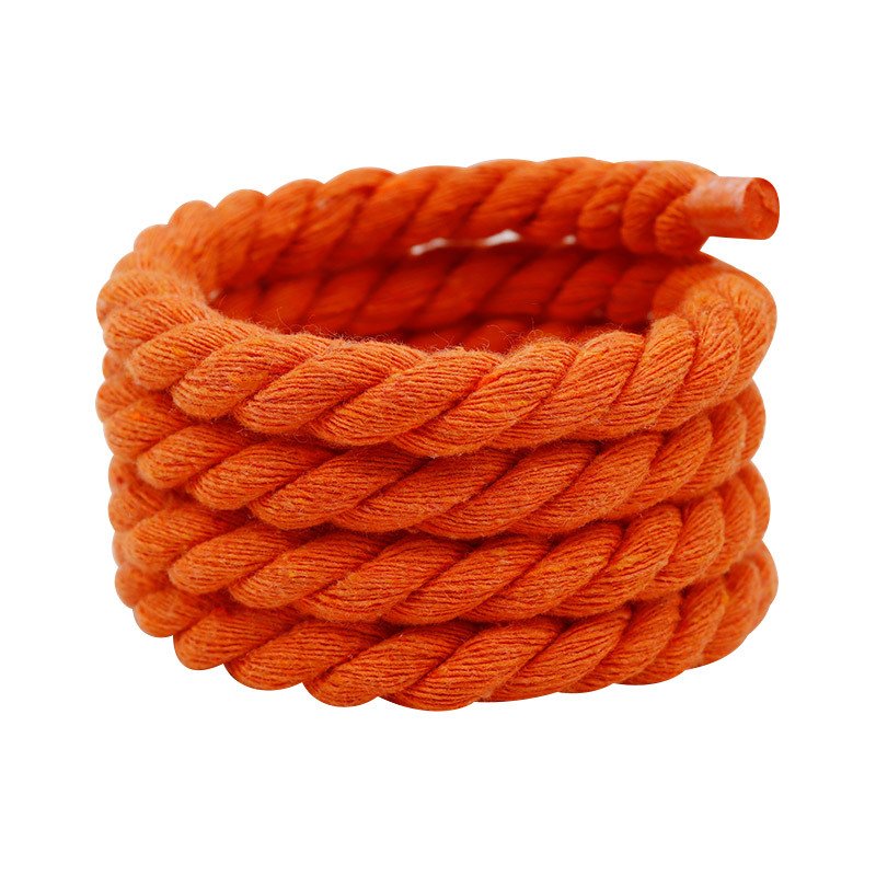 Big round shoes laces 8 mm width 60-200 cm round shoe laces 11 colors braid rope shoelaces