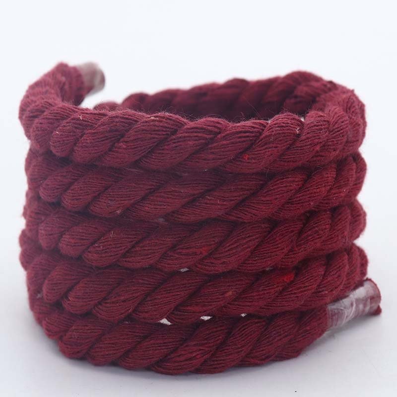 Big round shoes laces 8 mm width 60-200 cm round shoe laces 11 colors braid rope shoelaces