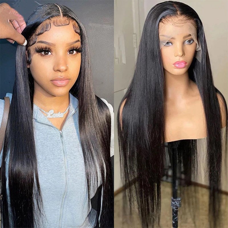 Raw Indian Hair Wigs 13x4 4x4 5x5 6x6 7x7 Lace Frontal Wig Human Hair Original Virgin Remy Human Hair Wigs Hd Full Lace