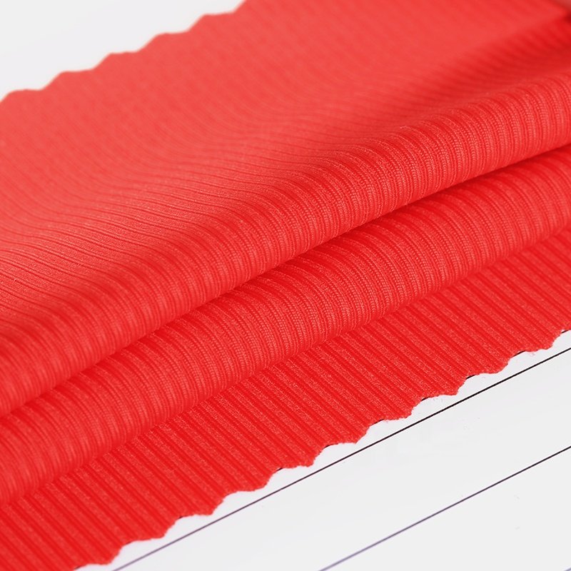 82%Nylon 18%Spandex 2X2 rib fabric for leggings