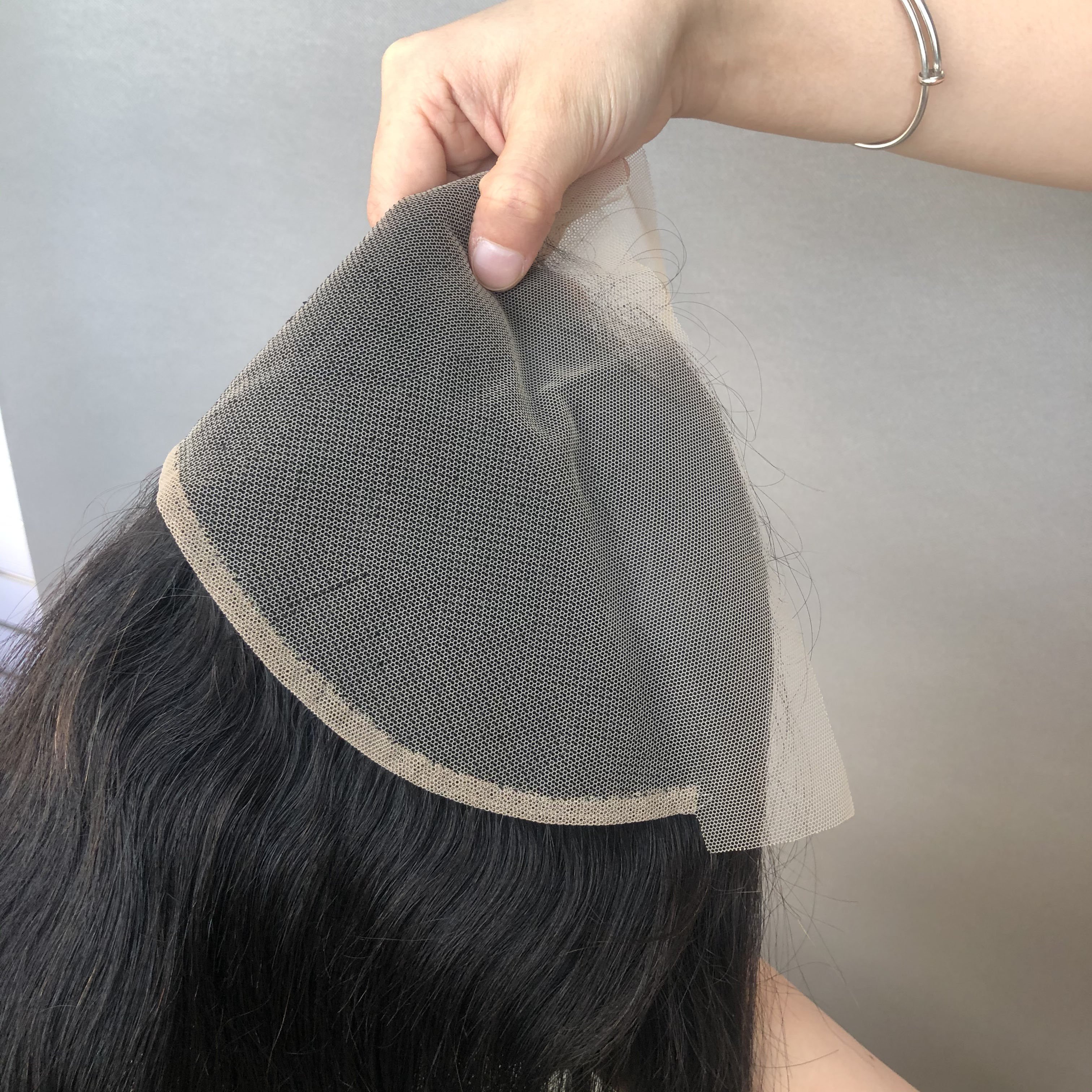 Popular Style Natural Color 13x4 Frontal Straight Hair Lace Frontal Indian 100% Human Hair
