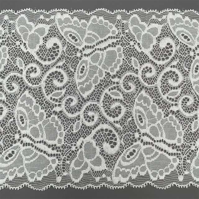 TUTON High Quality Custom Elastic French Lace 15 CM Trim Wholesale For Dress