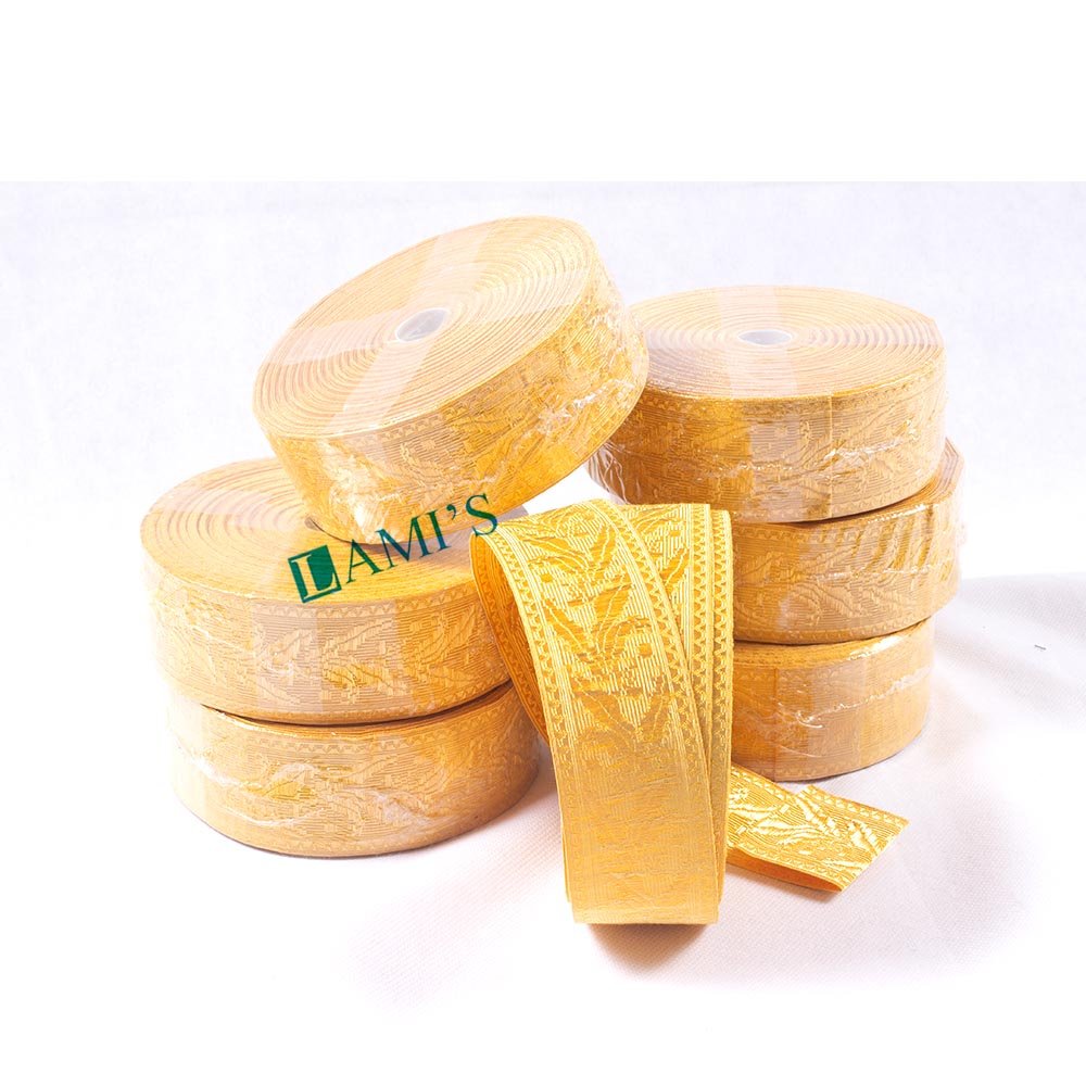 OEM Bullion Wire French Lace Braid Trimming Wholesale Gold Embroidered OEM Customized Technics lace braid