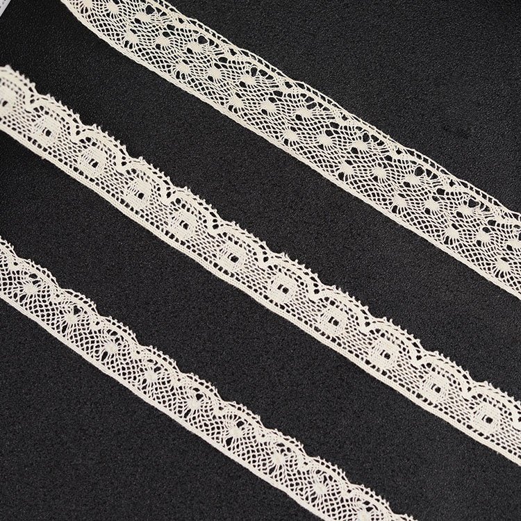 2023 High Quality 100% Cotton Crochet Lace Trim For Clothing