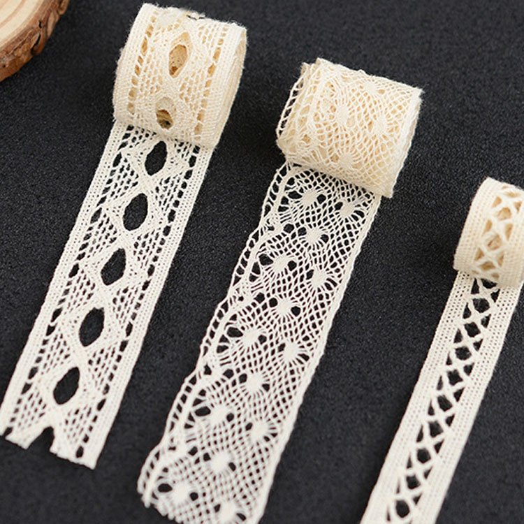 2023 High Quality 100% Cotton Crochet Lace Trim For Clothing