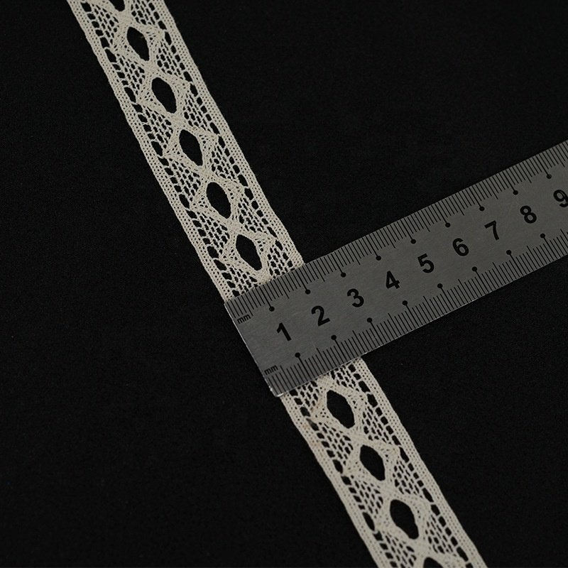 2023 High Quality 100% Cotton Crochet Lace Trim For Clothing