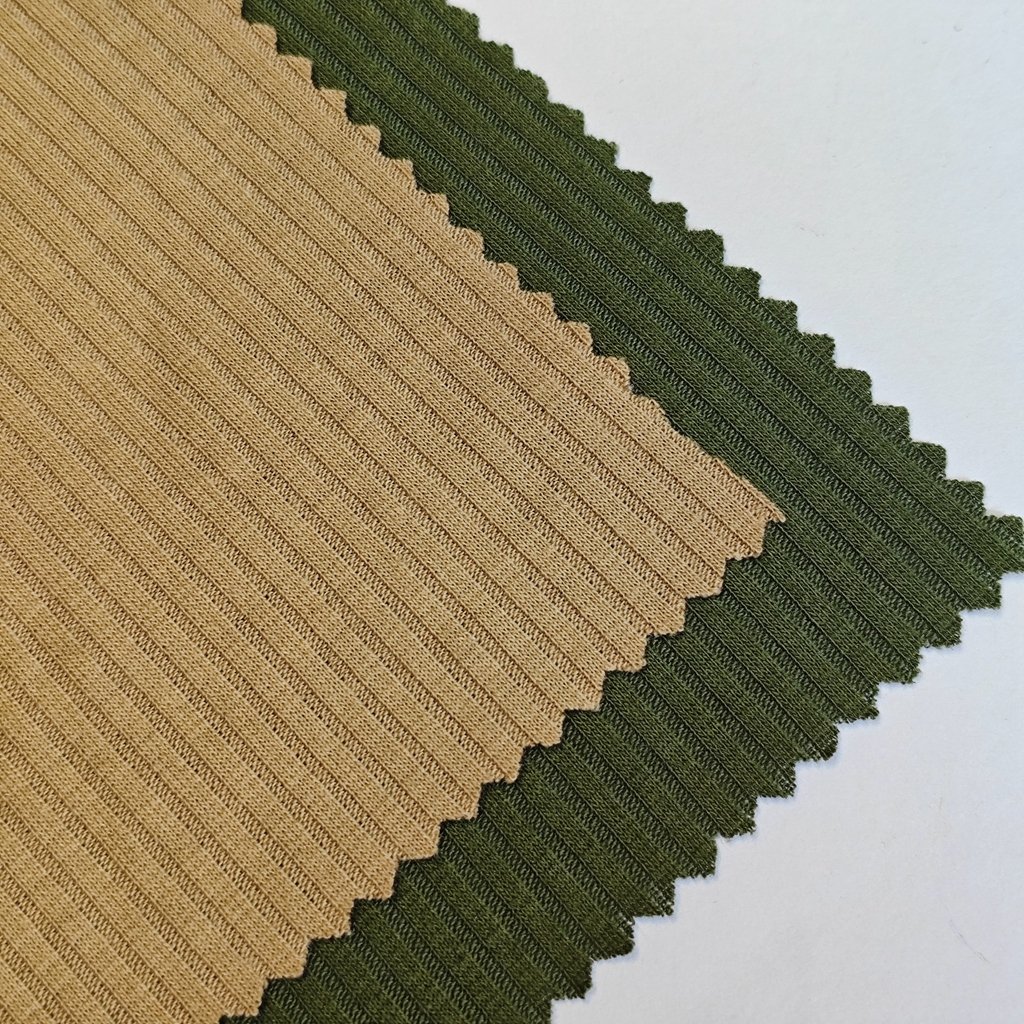 Rib Fabric 95%polyester Span 4*2 Rib Knit Best Selling Fabric For Woman Garment Hot New Products Customized Color Design