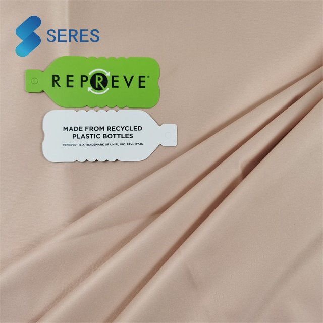 GRS Certified rpet knitting fabric rpet repreve waterproof polyester fabric for diapers