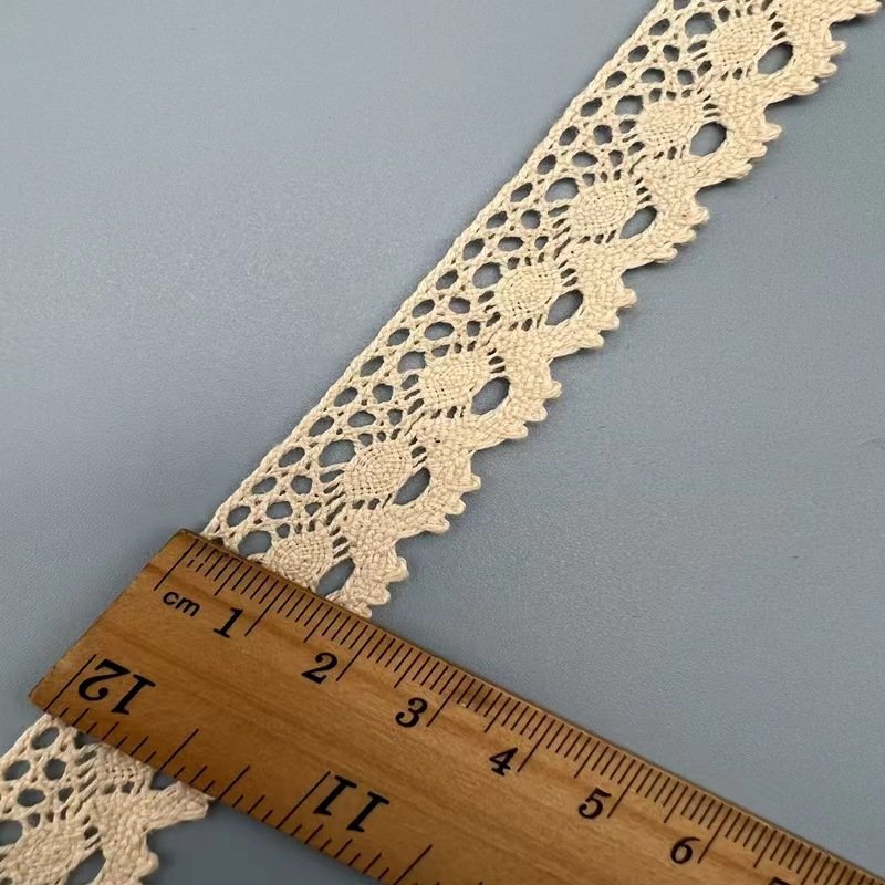 Spot all cotton machine woven French elegant lace clothing accessories, jackets, shirts, knitted shoes and socks accessories