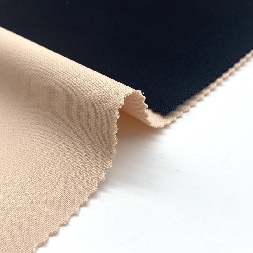 High quality composite breathable stretch skin black knitting mesh fabric for great shaperwear
