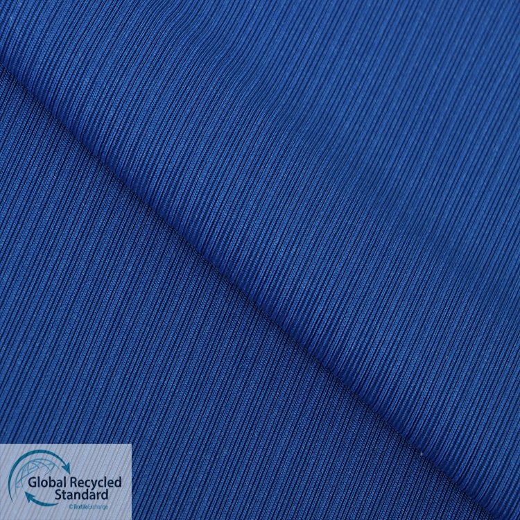 Lady Cloth Quality RPET Eco-friendly Rib Fabric 93%Recycle Polyester 7%Spandex 245gsm Ready-to-ship Goods Recycle Polyester Knit