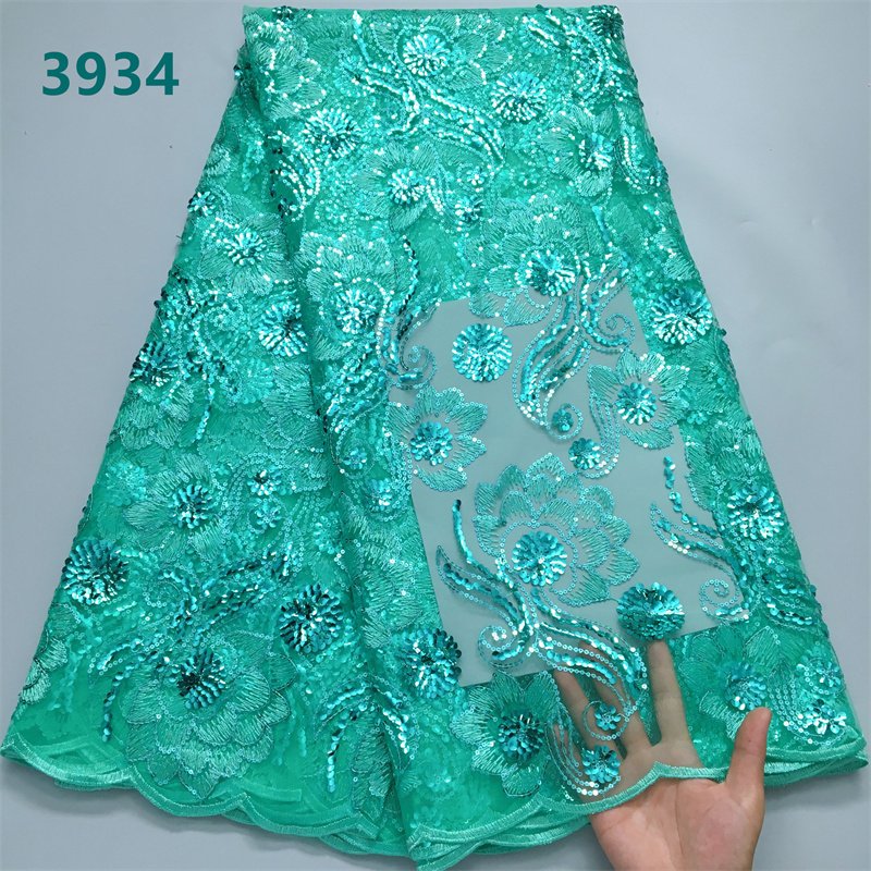Newly Peach African Tulle Mesh Lace with Sequins 2024 5 Yards High Quality French Net Lace Fabric for Women Wedding Dresses 3934