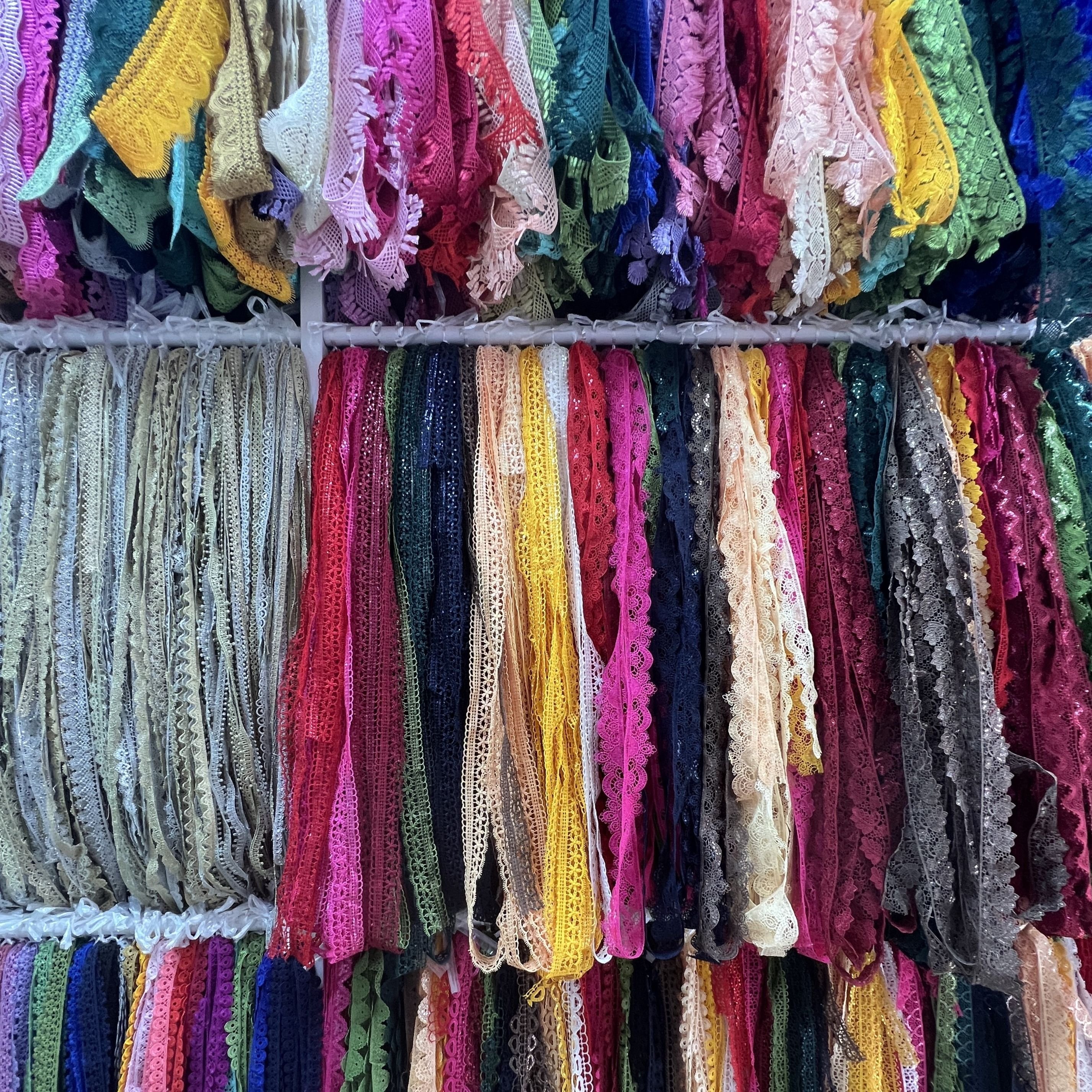Trimming Water Soluble Embroidery Lace Trim in Stock for Garment Accessories China Manufacturer Wholesale High Quality Lace