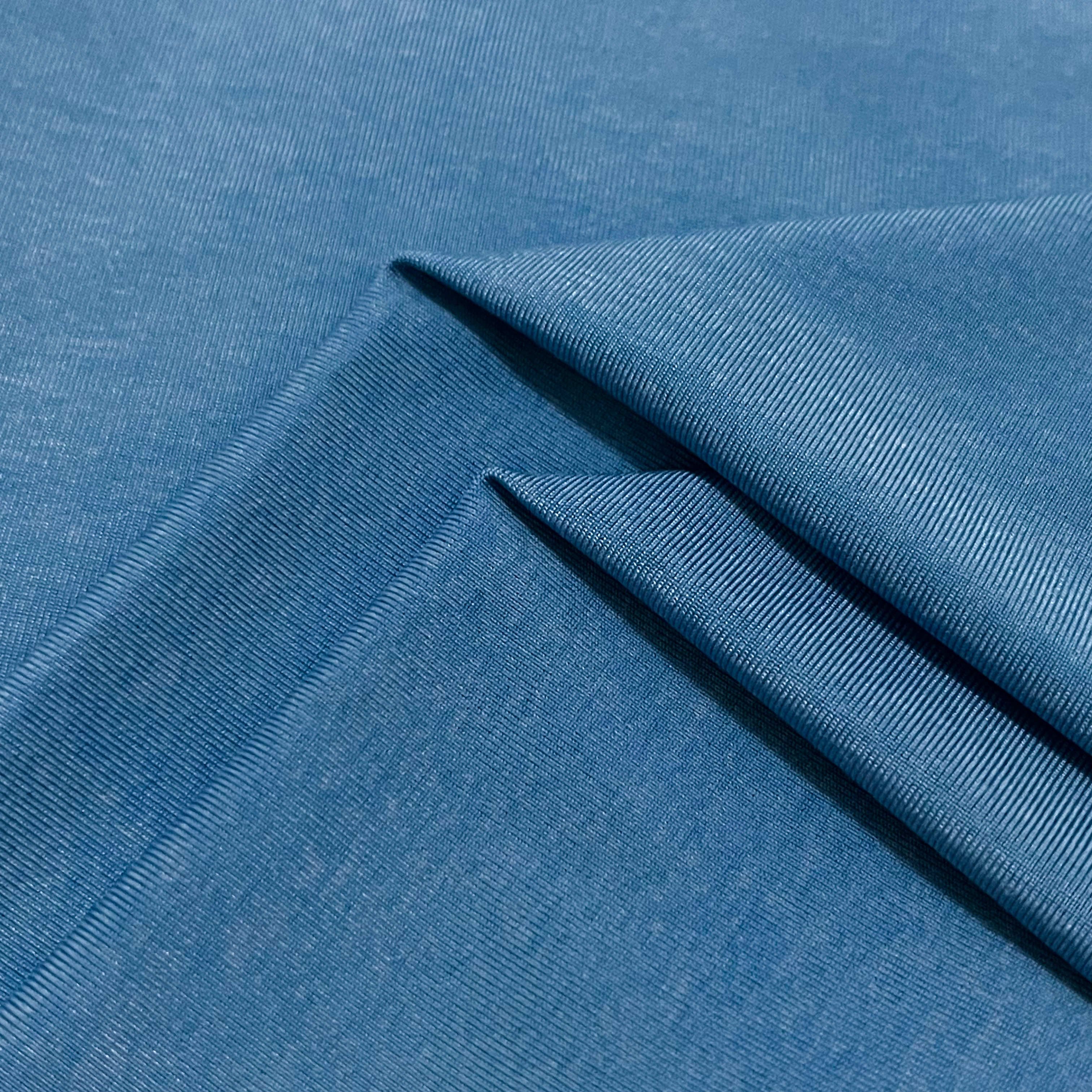 Factory direct sales polyester yarn ice silk fabric quick drying summer men's T-shirt sports vest underwear popular fabric